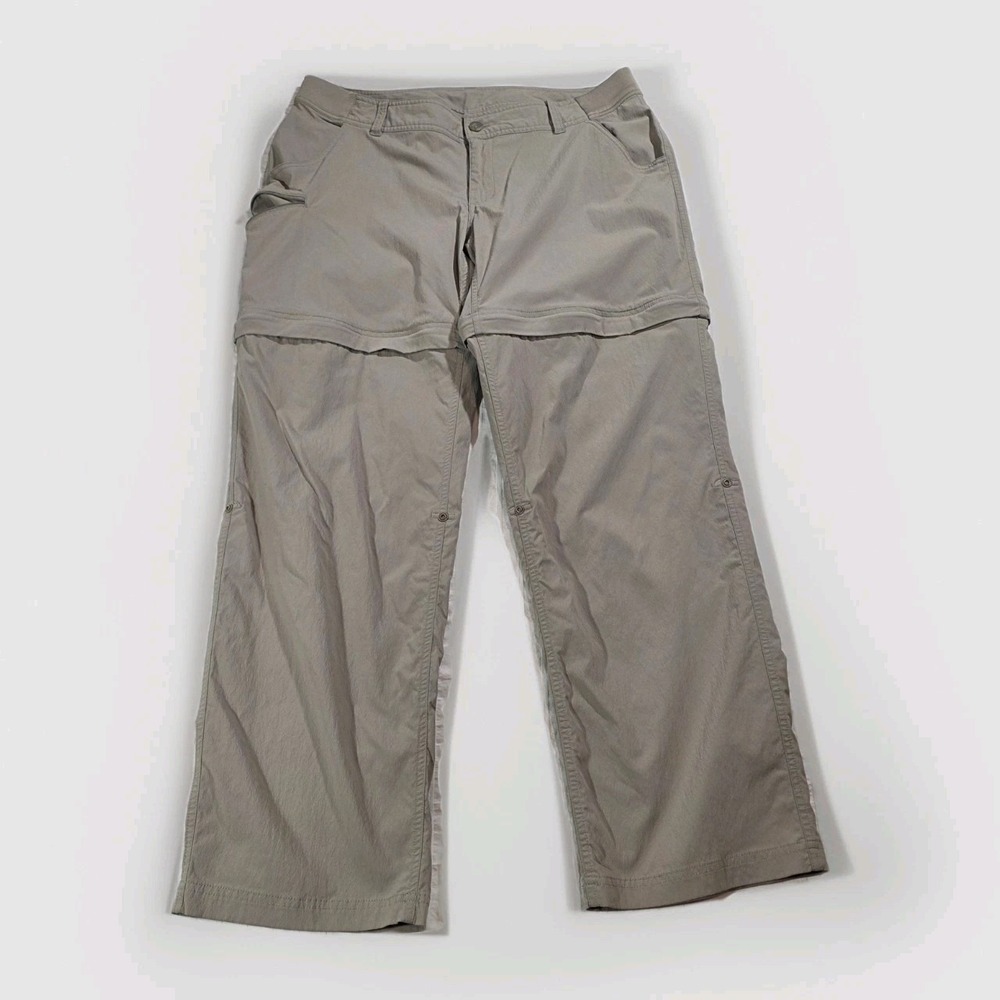 World Wide Sportsman Mens 16 Convertible Cargo Pants Khaki Tan Hiking Fishing‎